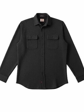 Faherty Legend Sweater Shirt - Heathered Black Twill